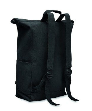 Logotrade corporate gift image of: Roll top backpack 390 gr/m²