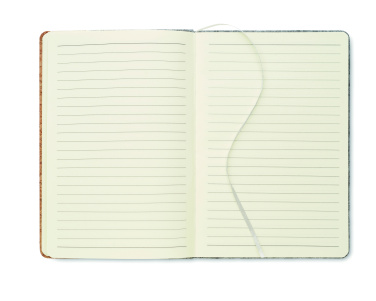 Logo trade promotional giveaways image of: A5 RPET cork notebook