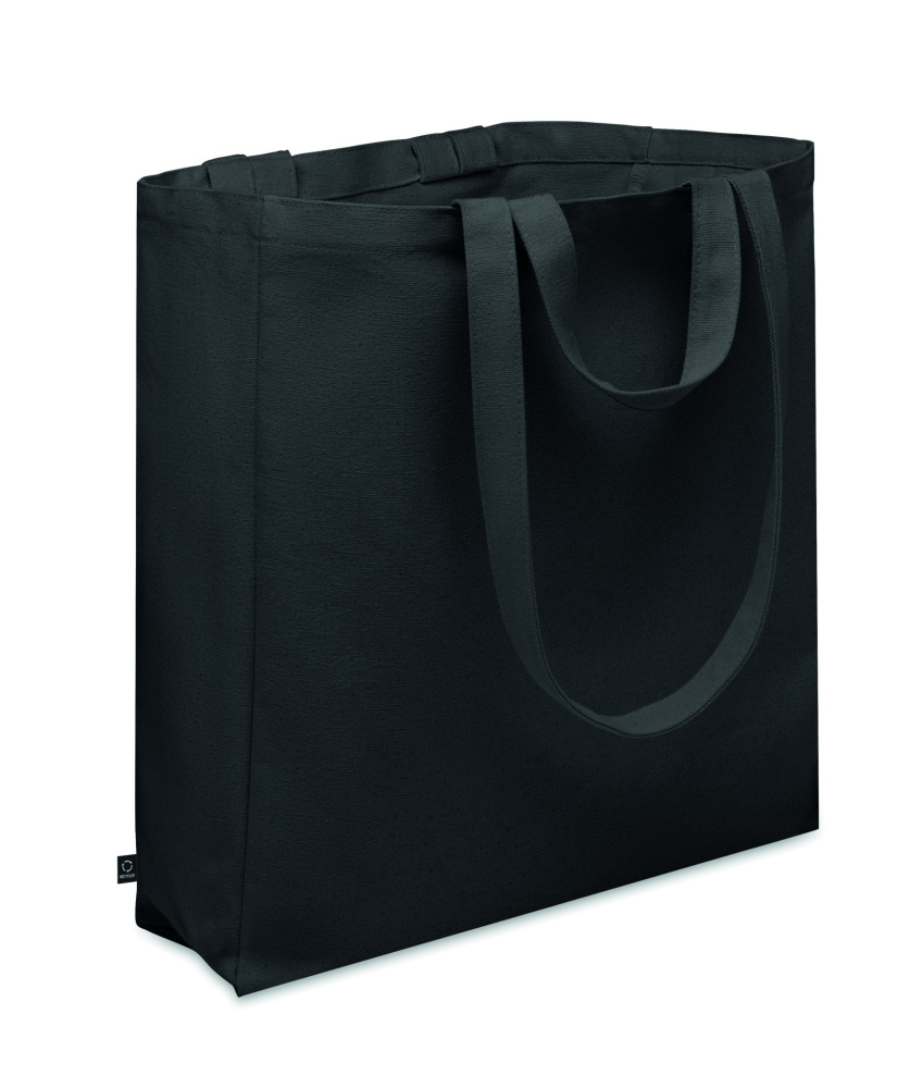 Logo trade corporate gift photo of: Recycled cotton shopping bag