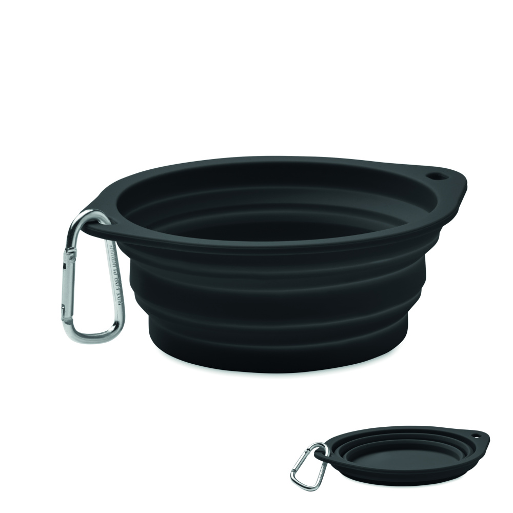 Logo trade advertising products picture of: Portable pet bowl 350 ml