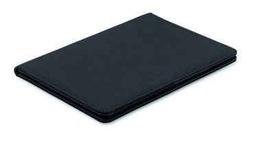 Logo trade corporate gifts image of: A5 portfolio 300D RPET