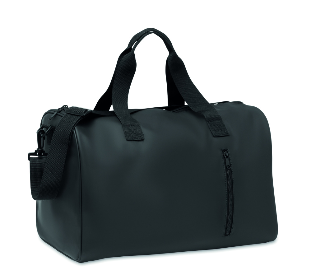Logo trade corporate gifts image of: Duffle bag soft PU
