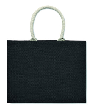 Logotrade corporate gift picture of: Jute bag with cotton handle