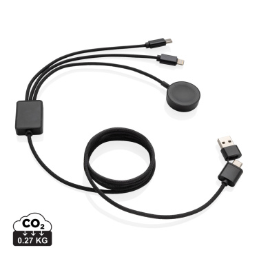 Logotrade promotional product image of: Terra RCS rPET 6-in-1 charging cable with watch charger