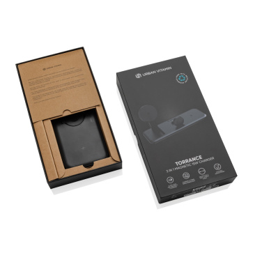 Logotrade advertising products photo of: Urban Vitamin Torrance 3 in 1 magnetic 15W charger