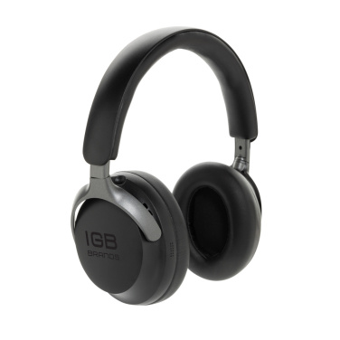 Logo trade promotional giveaway photo of: Soundpro RCS recycled plastic ANC headphone