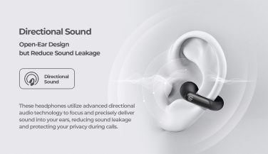 Logo trade promotional merchandise photo of: Urban Vitamin Long Beach ENC rplastic wireless earbuds