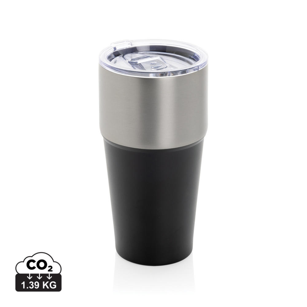Logotrade business gift image of: Fluid RCS certified recycled steel tumbler 500ml
