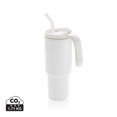 Logo trade promotional merchandise image of: Graphic 360 RCS certified recycled steel tumbler 900ml