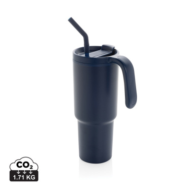 Logo trade promotional gifts image of: Graphic 360 RCS certified recycled steel tumbler 900ml