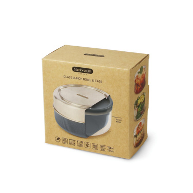 Logo trade promotional product photo of: Black+Blum Glass Lunch Bowl 750ml