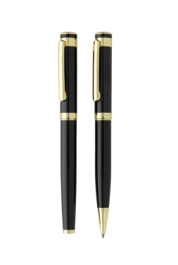 Logotrade corporate gifts photo of: Swiss Peak Luca RCS recycled brass deluxe pen set
