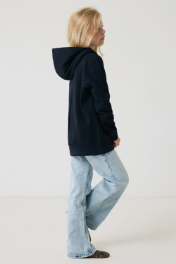 Logo trade promotional giveaways picture of: Iqoniq Yengo kids recycled cotton hoodie with sidepockets