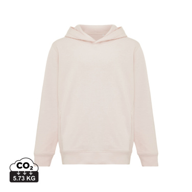 Logotrade corporate gift image of: Iqoniq Yengo kids recycled cotton hoodie with sidepockets