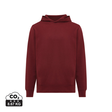 Logo trade promotional merchandise image of: Iqoniq Yengo recycled cotton hoodie with sidepockets