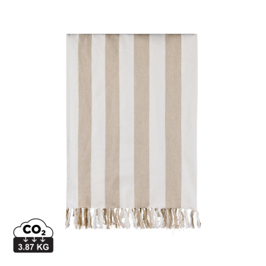 Logotrade corporate gifts photo of: VINGA Ornos GRS recycled cotton hammam towel