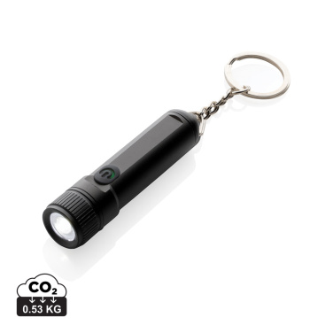 Logo trade promotional merchandise image of: Gear X rechargeable ultra bright keychain torch