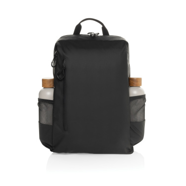 Logo trade promotional items image of: Lima Aware™ RPET water resistant 15.6 laptop backpack