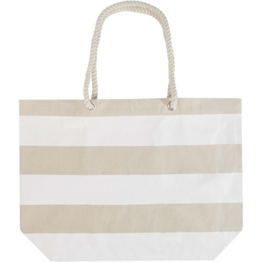 Logo trade promotional gifts image of: Florida 270 g/m² GRS recycled beach tote bag 18L