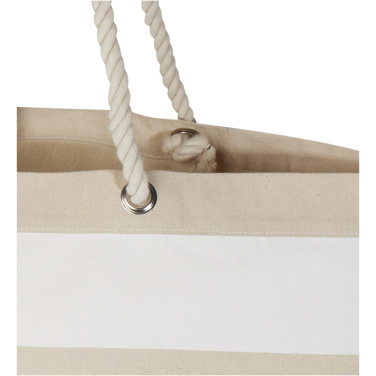 Logo trade promotional gift photo of: Florida 270 g/m² GRS recycled beach tote bag 18L