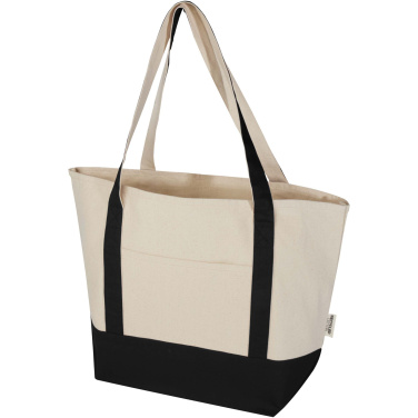 Logo trade corporate gifts image of: Sam 320 g/m² GRS recycled cotton tote bag