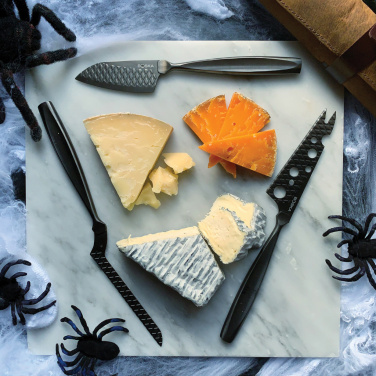 Logotrade advertising products photo of: BOSKA Cheese Knife Set Monaco+ Black