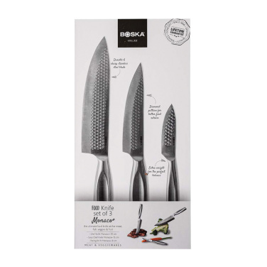 Logotrade corporate gift image of: BOSKA Kitchen Knives Monaco+, set of 3