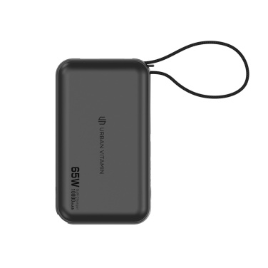 Logo trade business gift photo of: Urban Vitamin Eureka hybrid GANcharger 10000mah powerbank65W