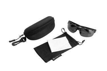 Logo trade promotional giveaway photo of: Polarized sunglasses MANASLU Schwarzwolf