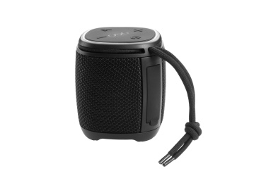 Logo trade promotional giveaways picture of: Bluetooth speaker HERMON Schwarzwolf