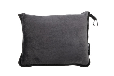 Logotrade promotional item image of: Blanket and pillow 2 in 1 AMIATA Schwarzwolf