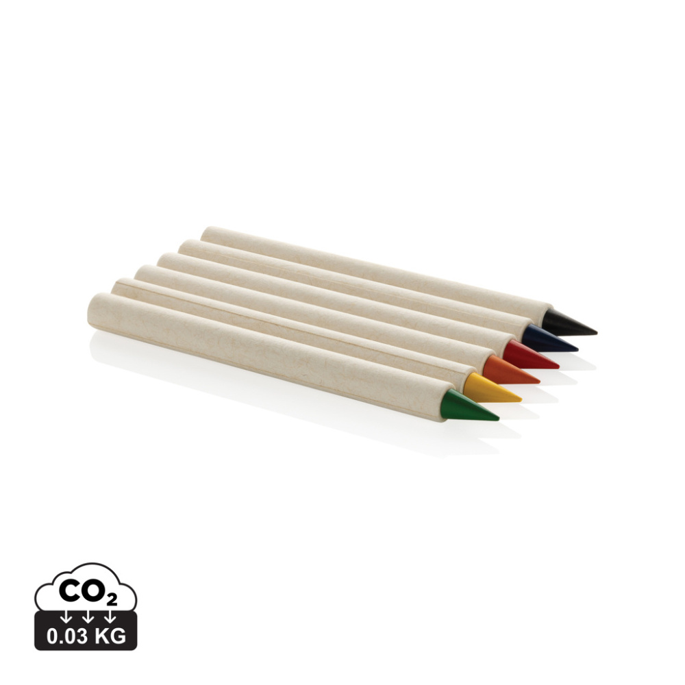 Logotrade promotional giveaway picture of: Micki GRS infinity 6pc colouring pencil set