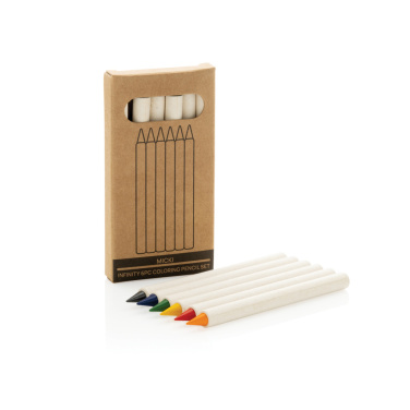 Logo trade promotional products picture of: Micki GRS infinity 6pc colouring pencil set