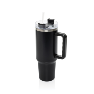 Logo trade corporate gifts image of: Stadley RCS recycled steel tumbler 1200ML
