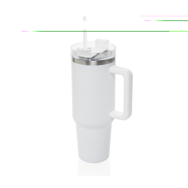 Logotrade promotional merchandise image of: Stadley RCS recycled steel tumbler 1200ML