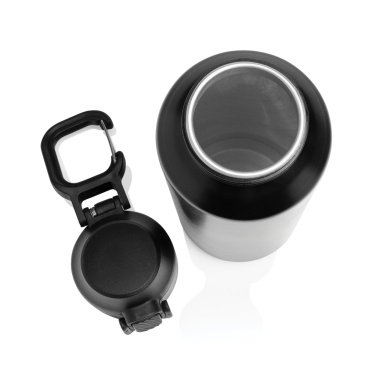Logo trade promotional item photo of: Via RCS Re-steel lockable sport bottle 600ML