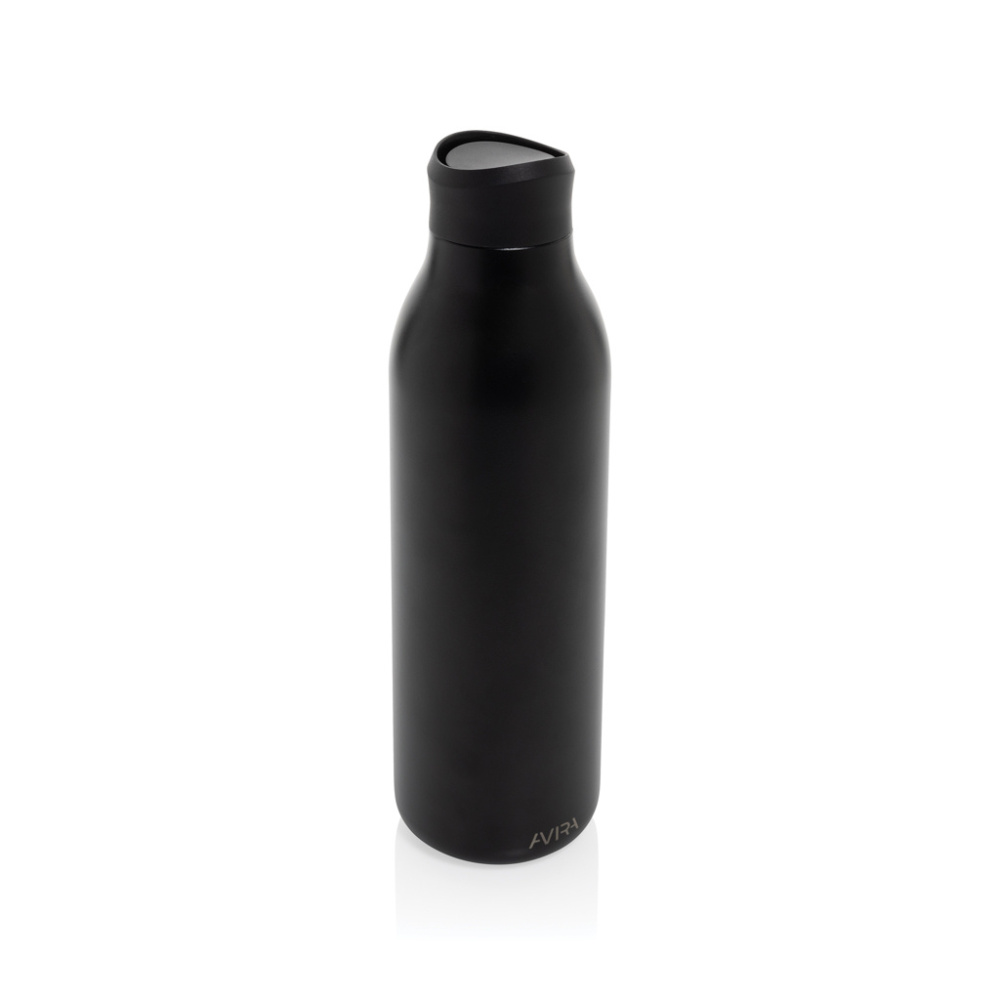 Logo trade promotional giveaways picture of: Avira Alok RCS re-steel 360 waterbottle 600ML