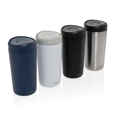 Logo trade promotional gifts picture of: Avira Alix RCS re-steel click tumbler 400ML