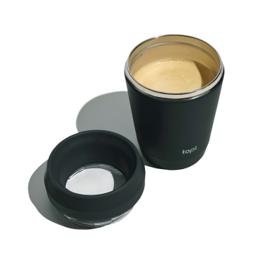 Logo trade promotional items picture of: Topl Recycled Steel To Go Tumbler Patented 360 Lid 235ml