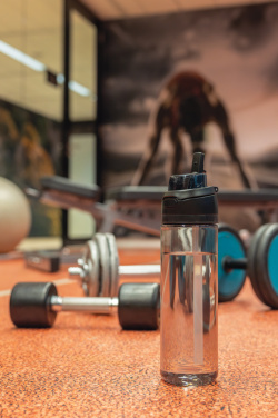 Logo trade advertising products picture of: Omni sip RCS RPET water bottle 800ML