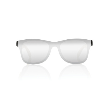 Logotrade corporate gift image of: Prism RCS recycled plastic sunglasses with bamboo frame