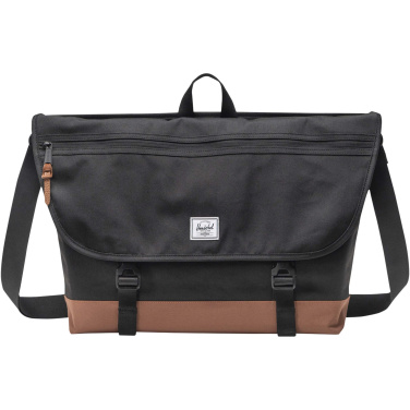 Logo trade promotional merchandise photo of: Herschel Cove recycled messenger bag 22.5L