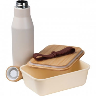 Logotrade promotional items photo of: Set Lunchbox with stainless steel bottle Toronto