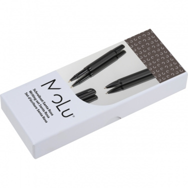 Logo trade corporate gift photo of: Elegant MoLu writing set Santa Rosa