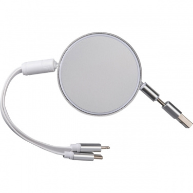Logo trade promotional products picture of: Charging cable made from recycled aluminum Ostend