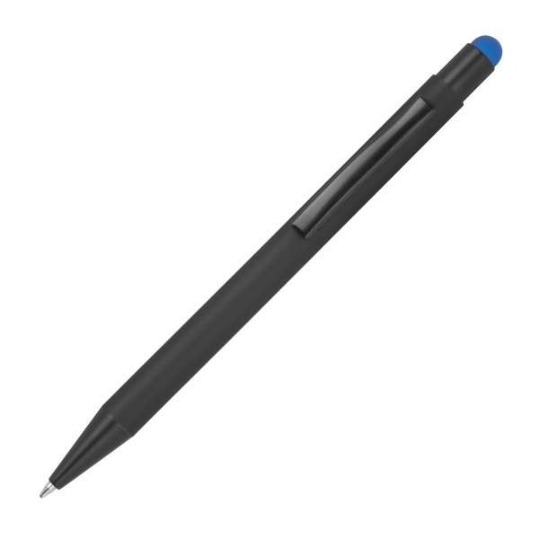 Logo trade corporate gift photo of: Metal ballpoint pen with touch function Ohara