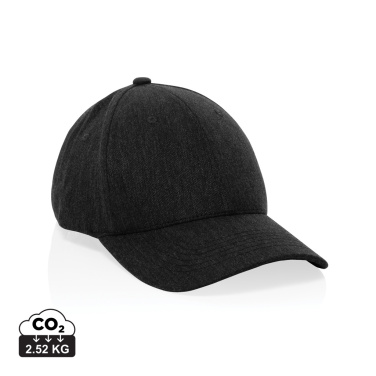 Logo trade promotional gifts image of: Milo AWARE™ recycled heather 6 panel cap 200gr