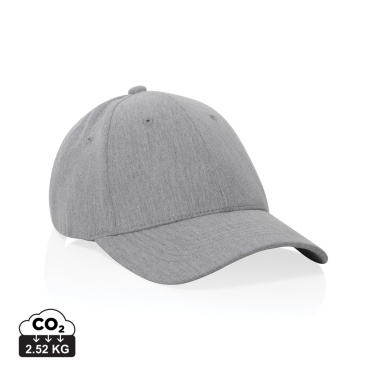 Logo trade promotional product photo of: Milo AWARE™ recycled heather 6 panel cap 200gr