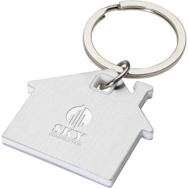 Logo trade corporate gift photo of: Nook house-shaped keychain