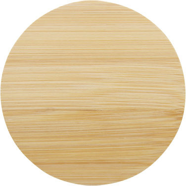 Logotrade corporate gift image of: Lenora 250 ml glass cup with bamboo lid